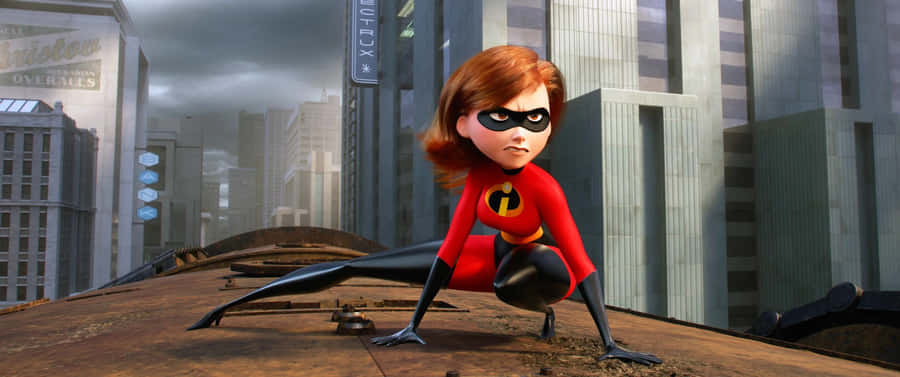 Elastigirl em Pose de Ação dos Incríveis