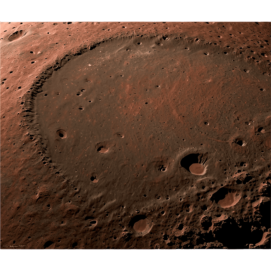Martian Craters PNG pqc