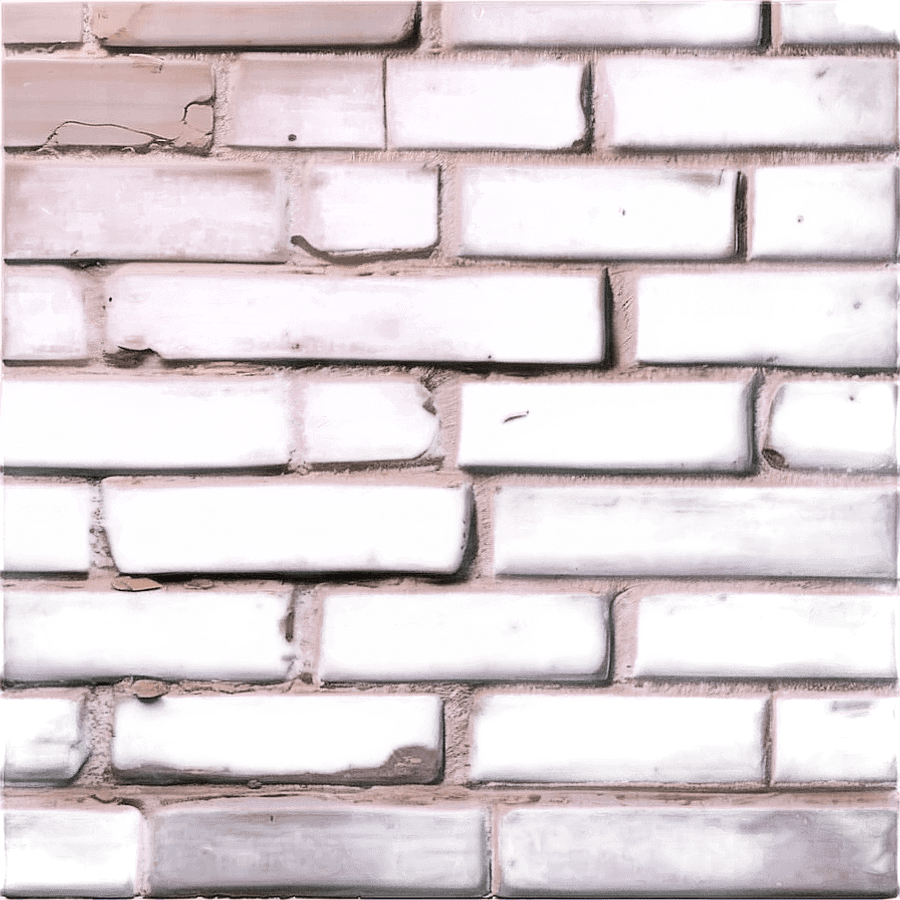 White Brick Wallpaper PNG 06232024