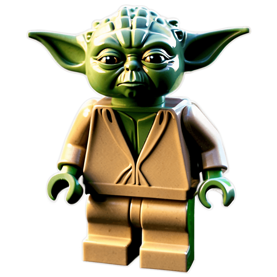 Lego Yoda Desk Decoration PNG uyw