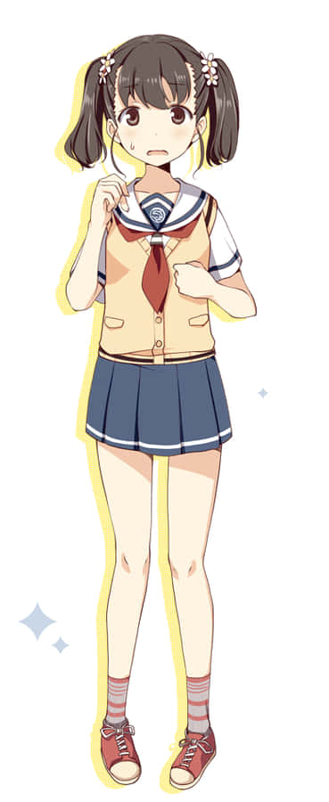High School Fleet Rin Shiretoko Anime Charakter