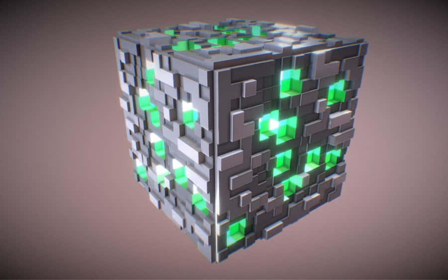 MinecraftSmaragde 1920 x 1200 Hintergrundbild