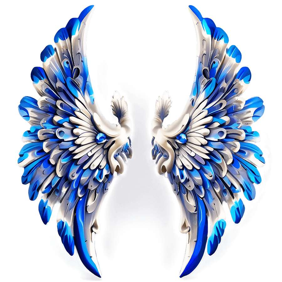 Celestial Angel Wing Motif PNG 31