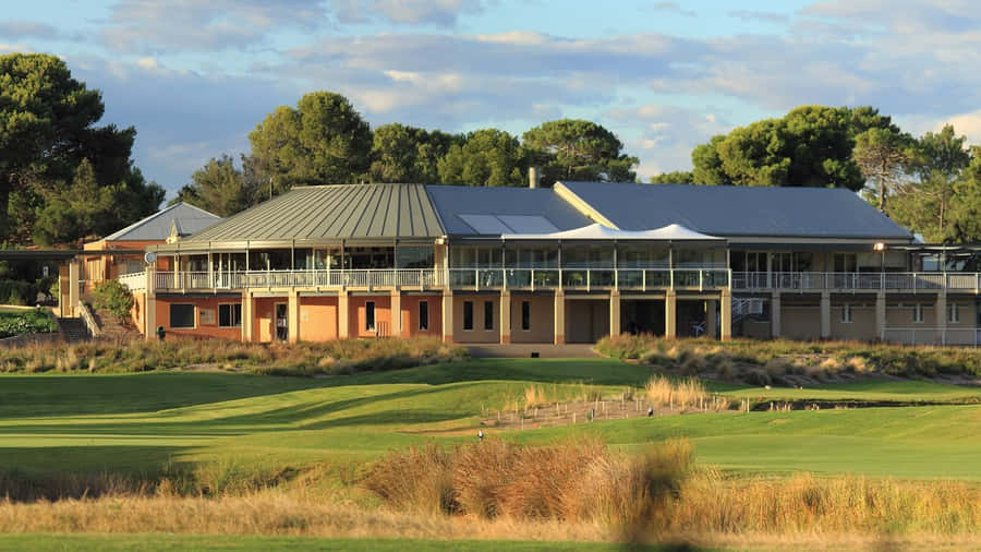 Glenelg Golf Clubhaus Aussicht