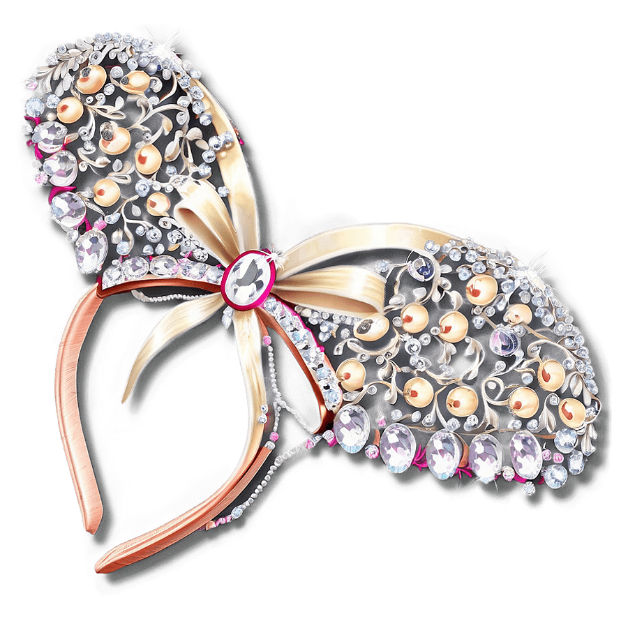 Bridal Mouse Ears PNG 06292024