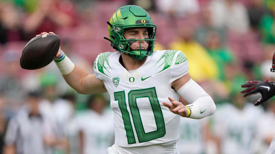 Ação do Quarterback do Oregon