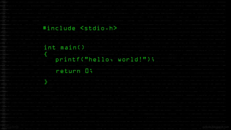 Coder Greeting Code
