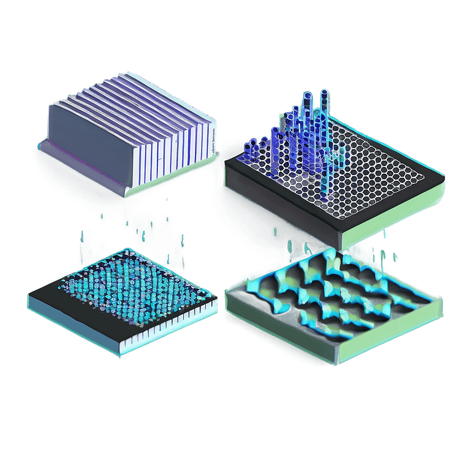 Isometric Grid Lines Art PNG 80