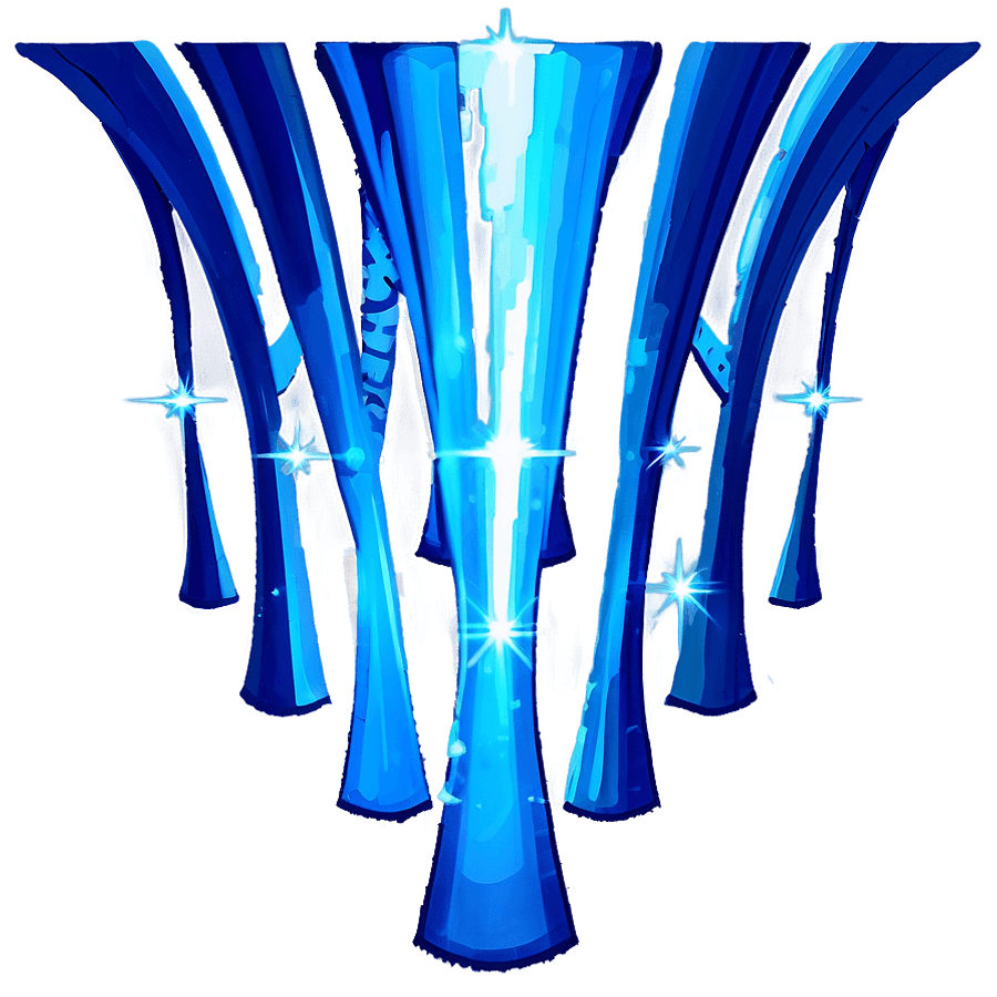 Blue Star Flare PNG 05252024