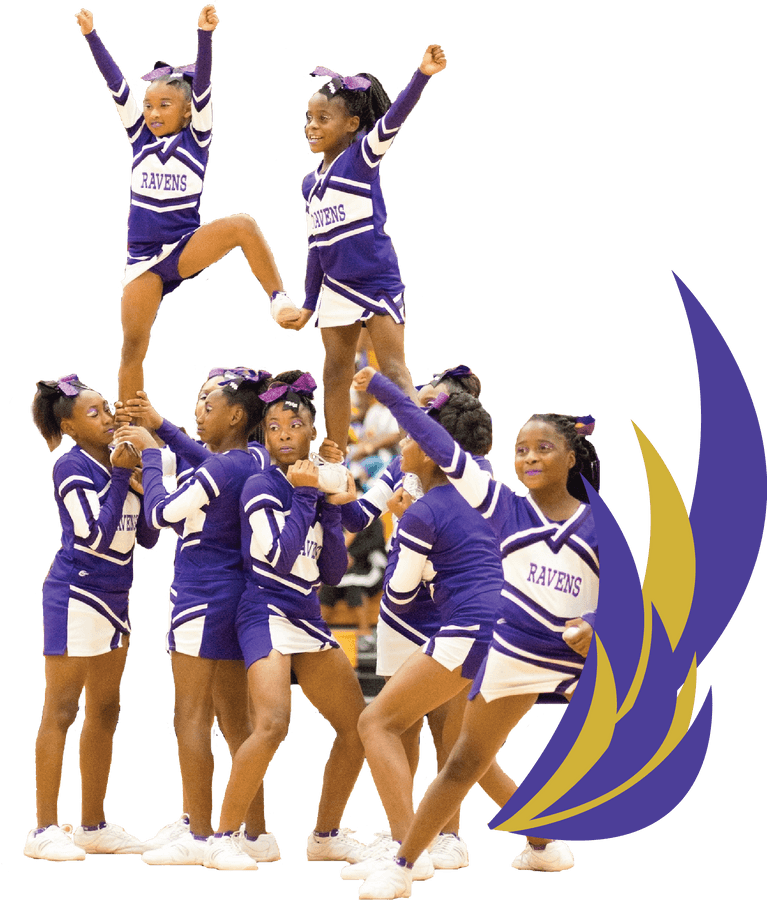 Youth Cheerleading Team Performance