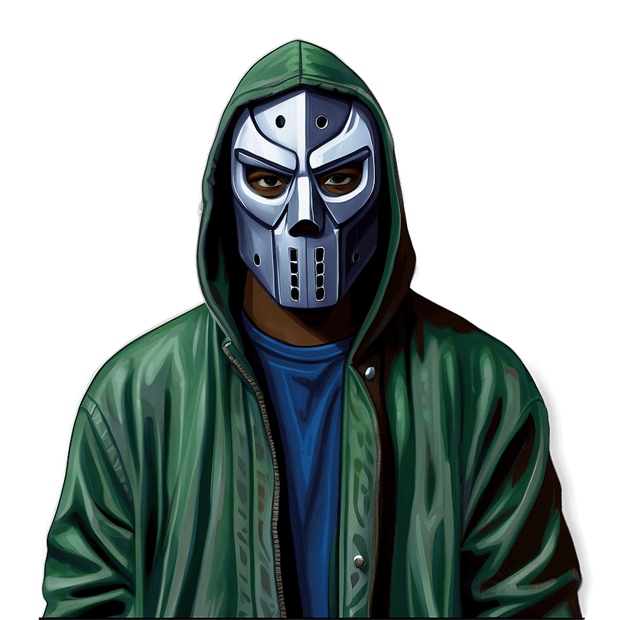 MF DOOM Digital Painting PNG 26