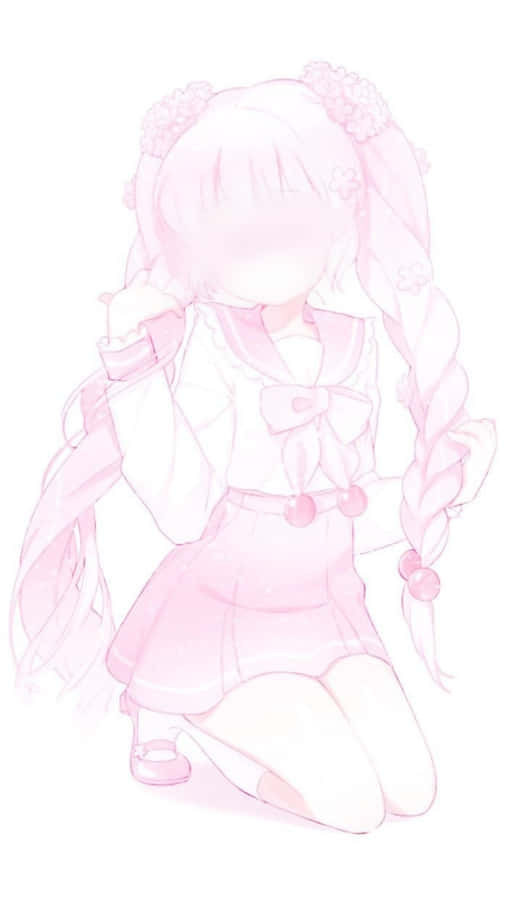 Nydsødmen af æstetisk pink kawaii.