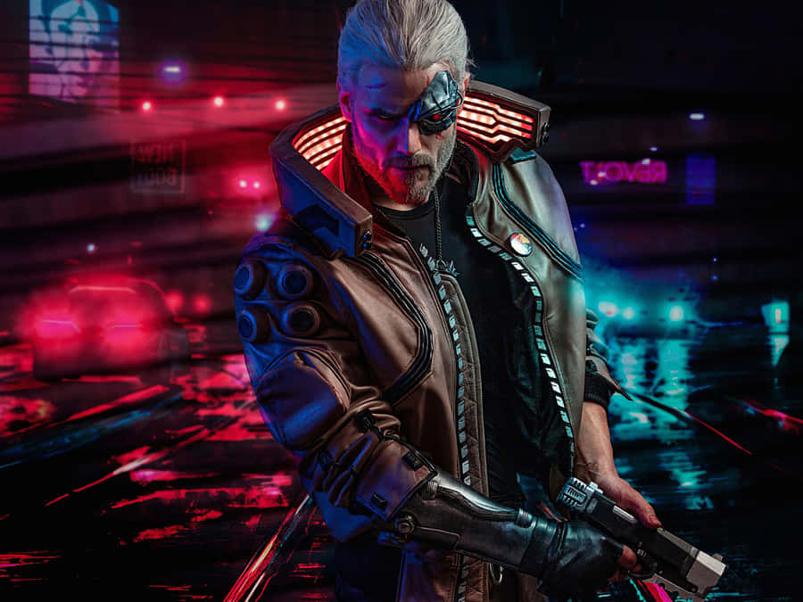 Cyberpunk2077 Karaktärer 2732 x 2048 bakgrundsbild