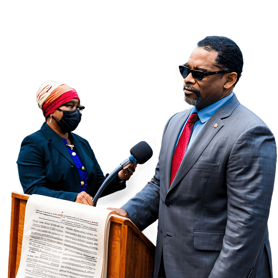 Juneteenth Proclamation Reading PNG rgf33
