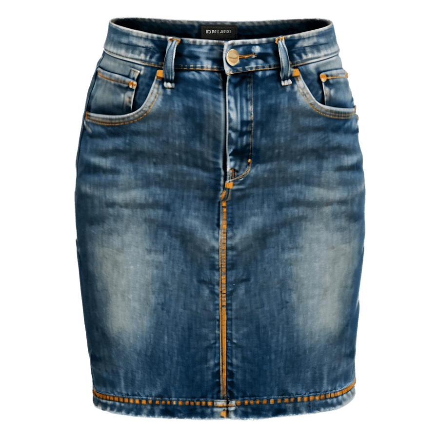 Denim Skirt PNG 15