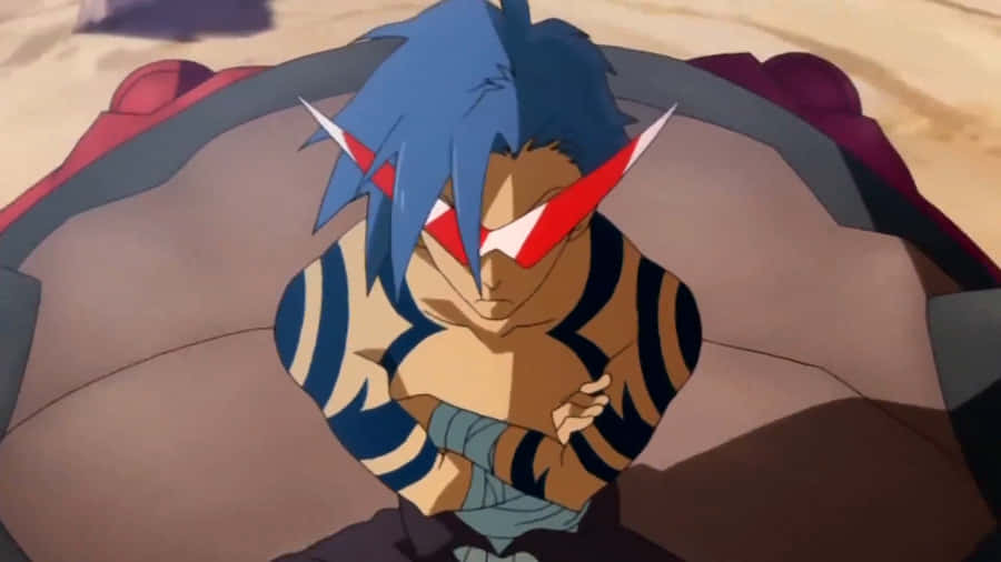GurrenLagann Kamina 1600 x 900 baggrundsbillede