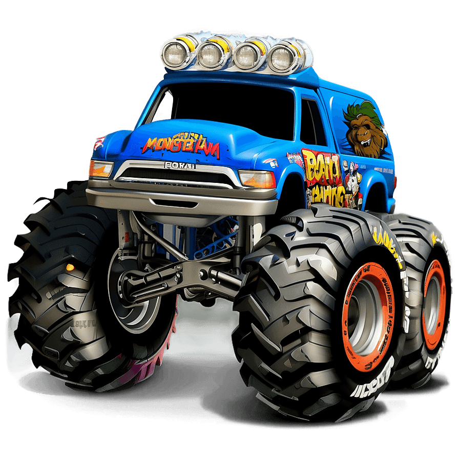 Monster Jam Bigfoot Roar PNG inh