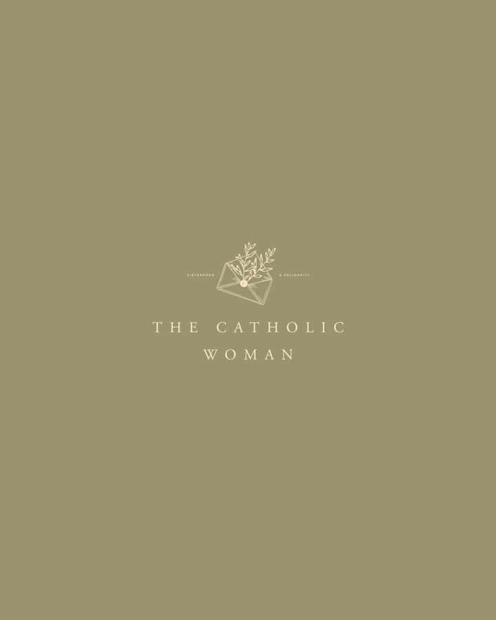 Design Minimalista della Donna Cattolica