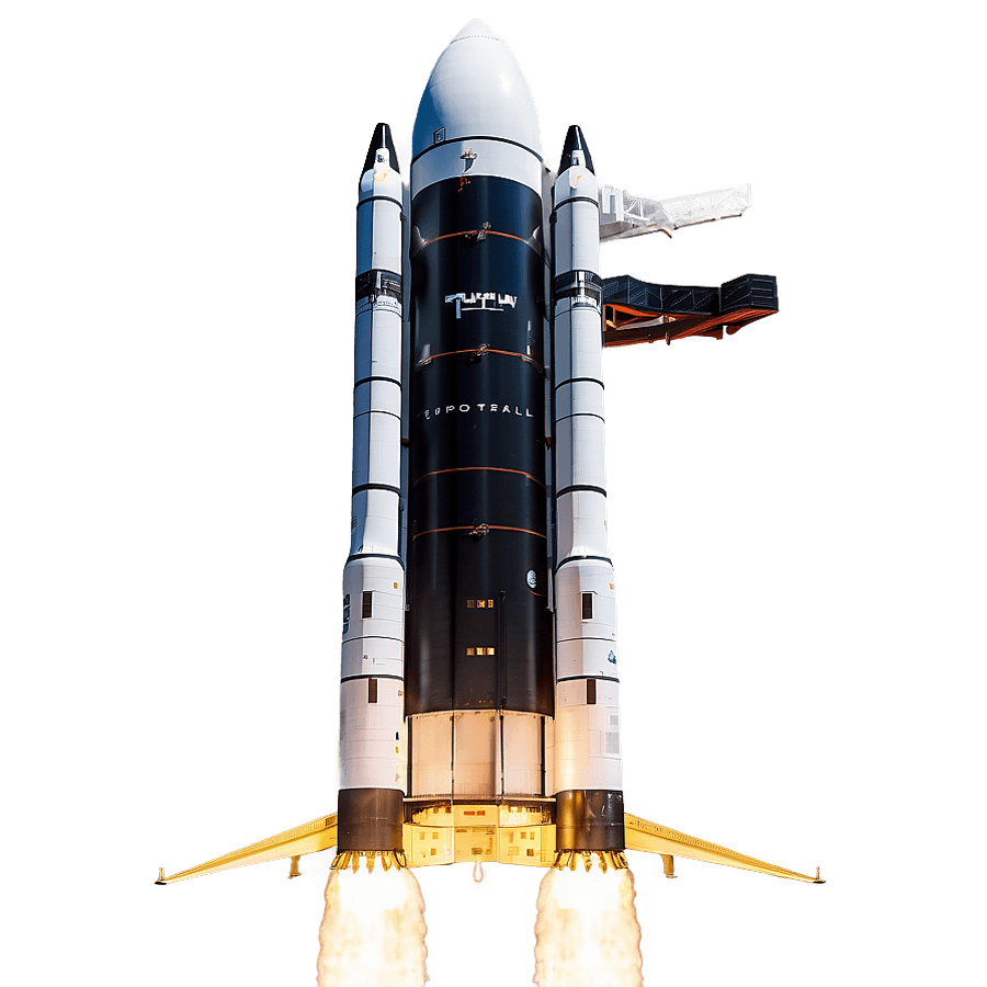 SpaceX Heavy Lift Rocket PNG 67