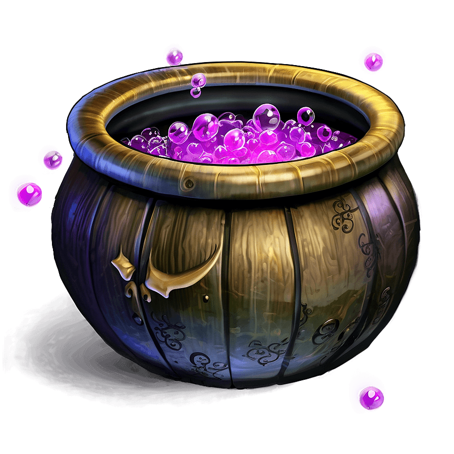 October Cauldron Bubbles PNG oiu83