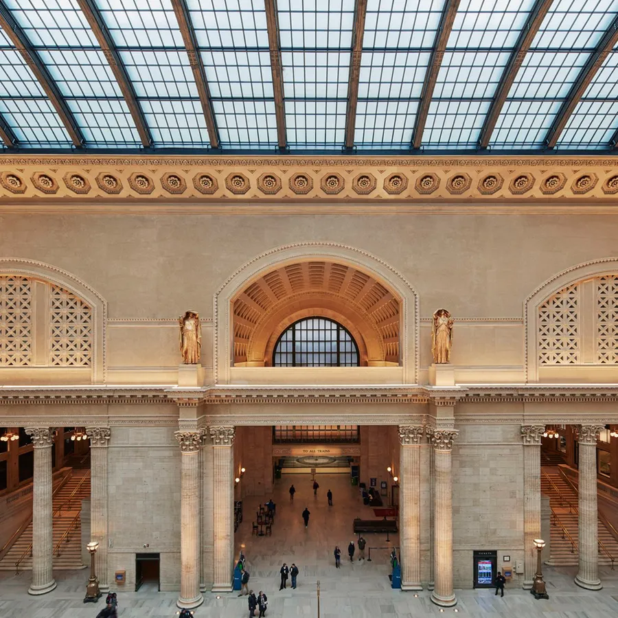 Statues Inside Union Station