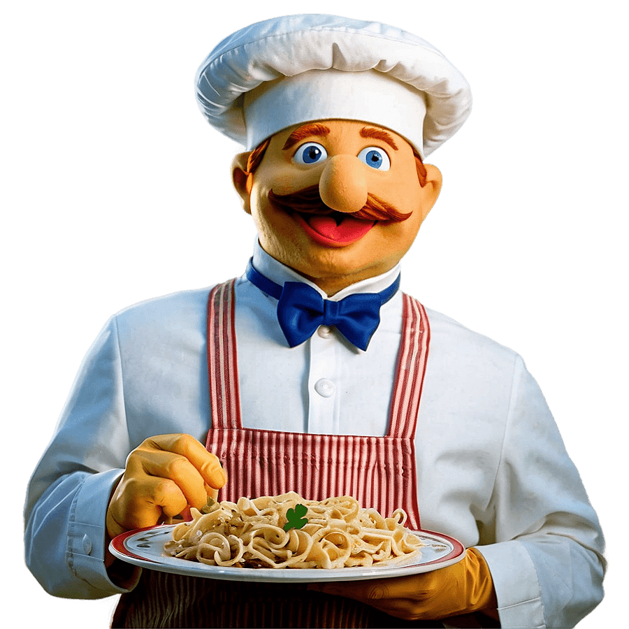 Swedish Chef Holding Plate PNG 33