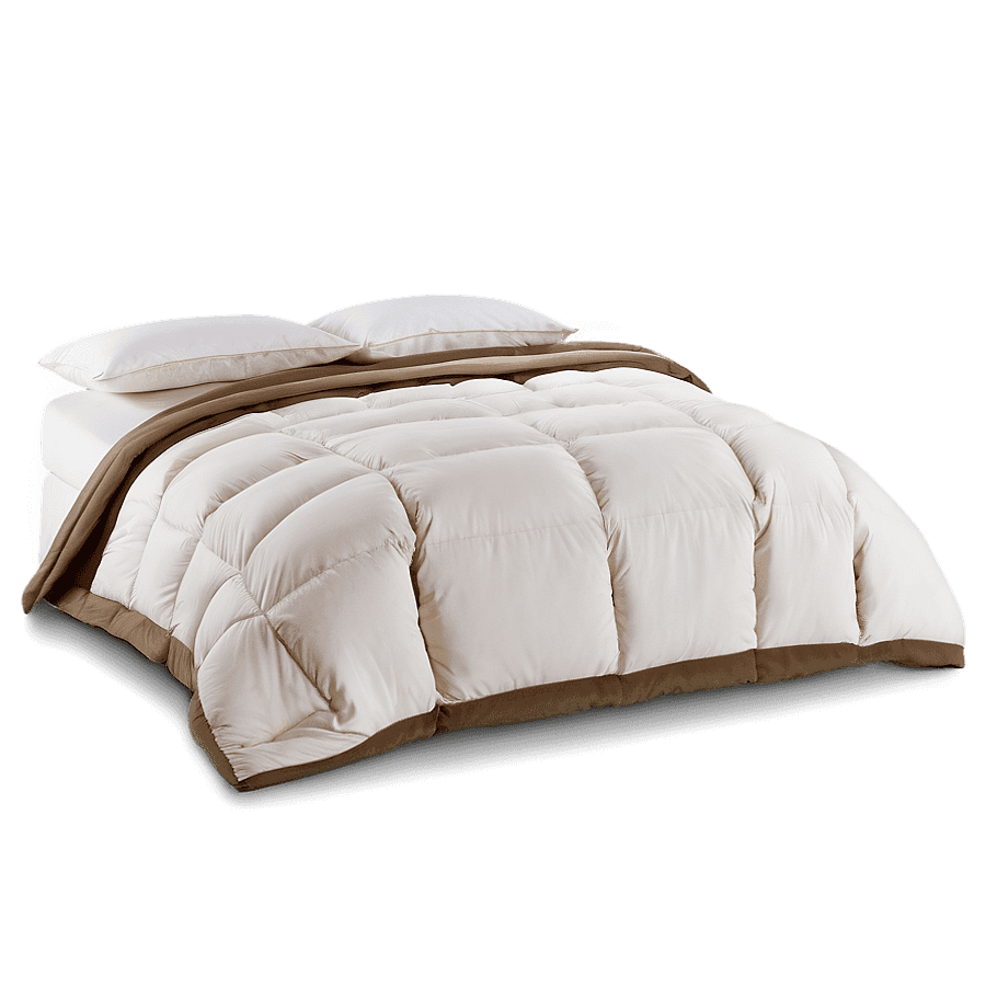 White Blanket for Bed PNG 06282024