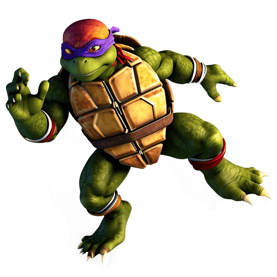 Ninja Turtle Fiery Background PNG 05242024