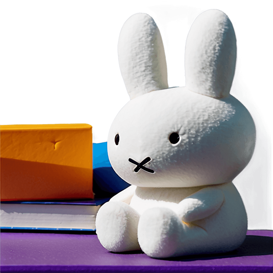 Miffy Reading a Book PNG qmj