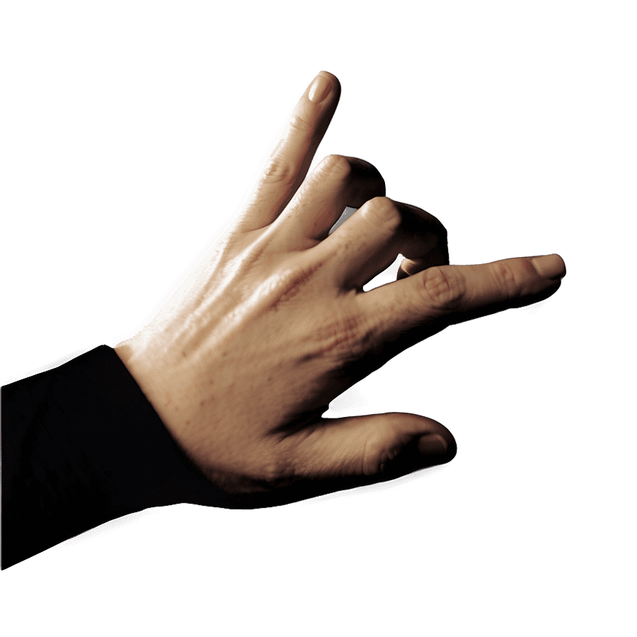 Finger Snap Silhouette PNG 06202024
