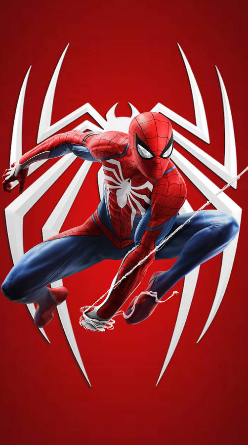 SpiderMan Ps4 Super Telefonbaggrund