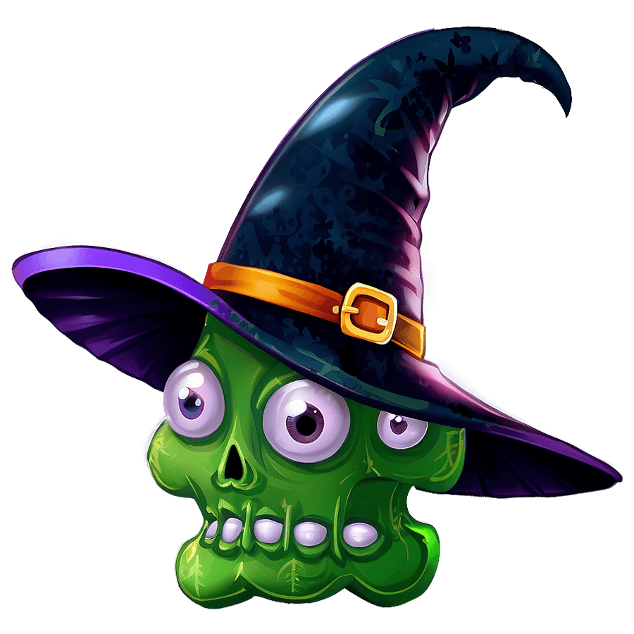 Witch Hat with Ribbon PNG 06292024