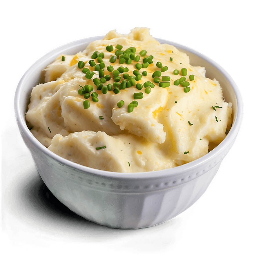 Cheesy Mashed Potatoes PNG 3
