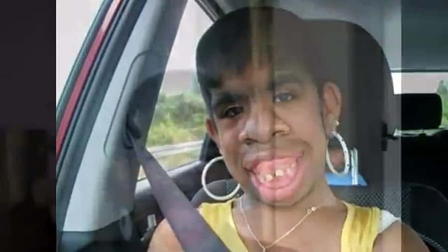 Fultandig rolig selfie