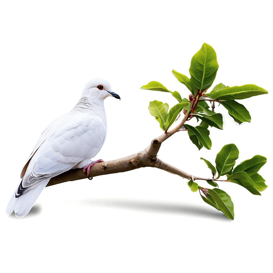 White Dove in Nature PNG 67