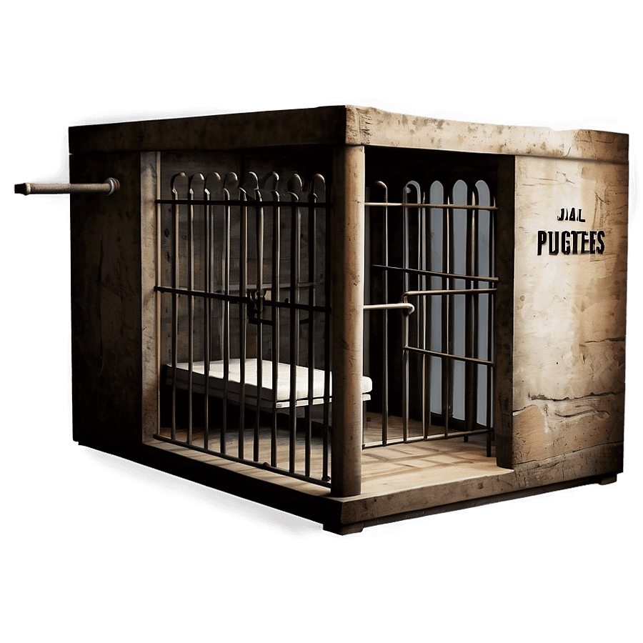 Old-fashioned Jail Cell PNG icm89