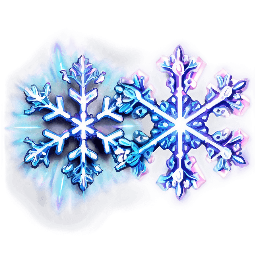 Magical Snowflakes PNG 05262024