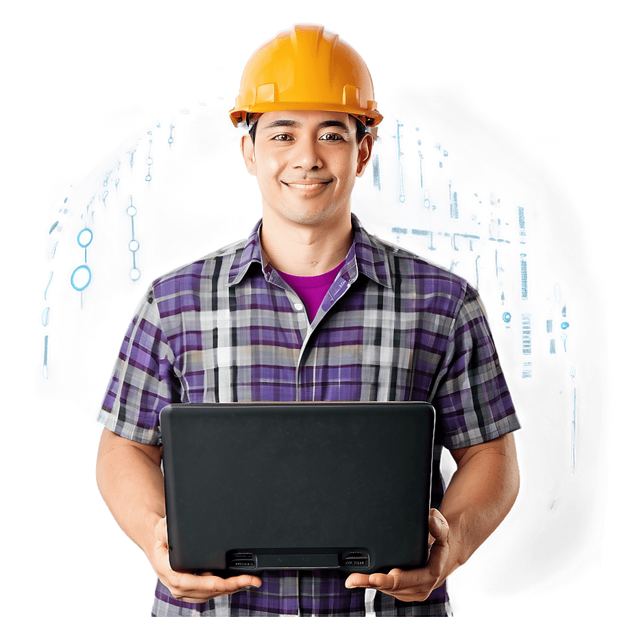 Computer Technician Worker PNG 05252024