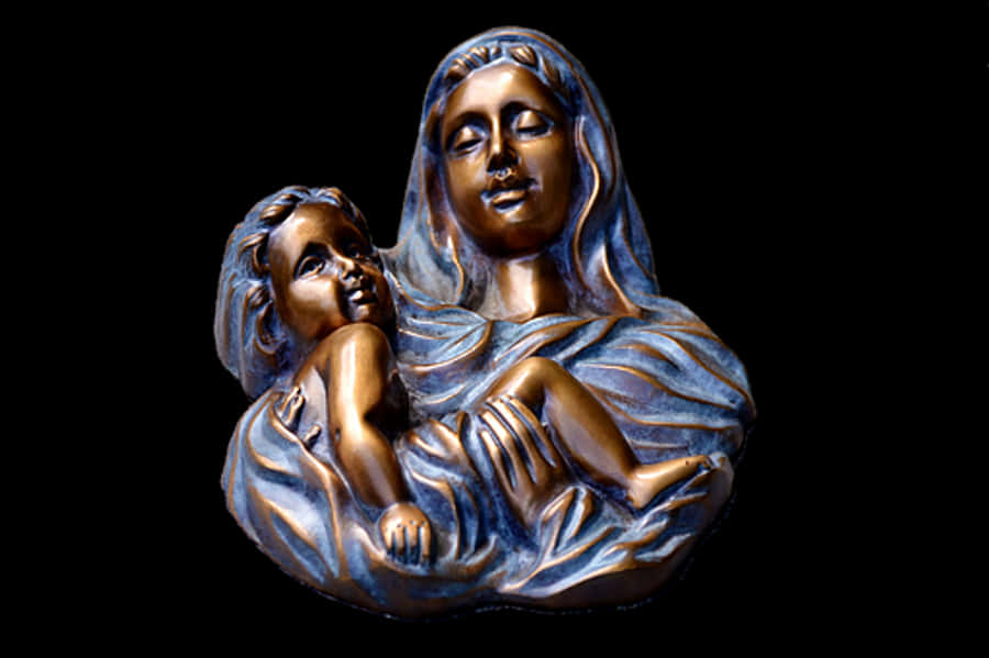 Motherand Child Sculpture