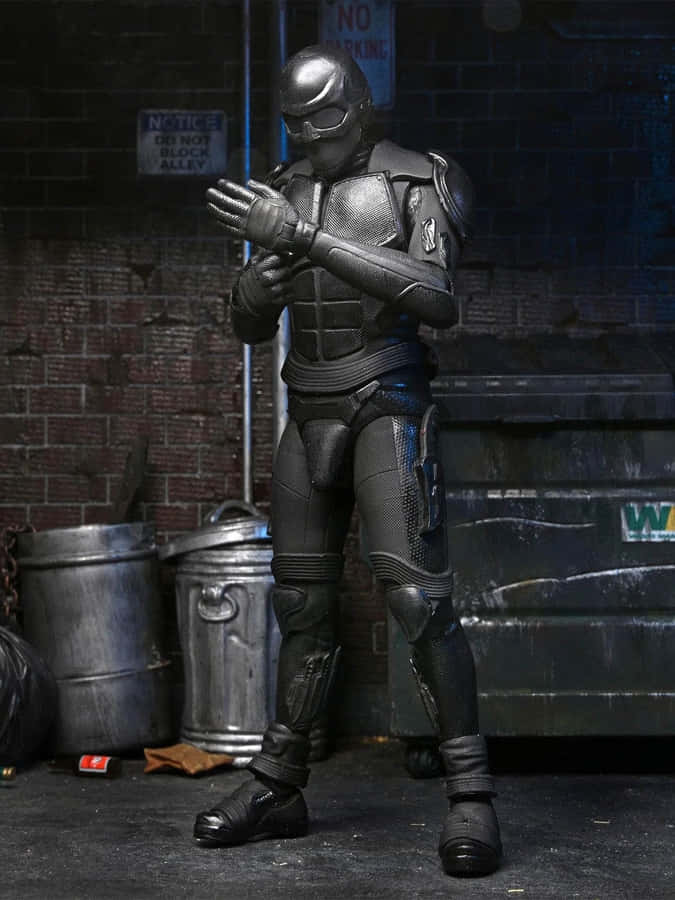 Schwarze Noir Superheldenpose