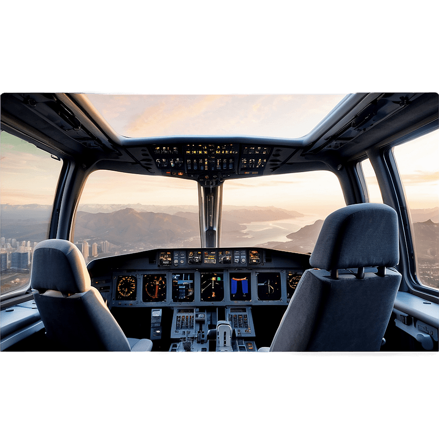 Cockpit Window View PNG yxd