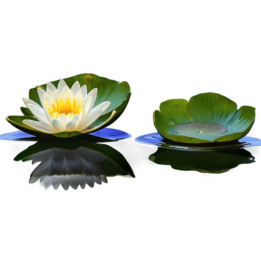 Water Lily on River PNG 06112024