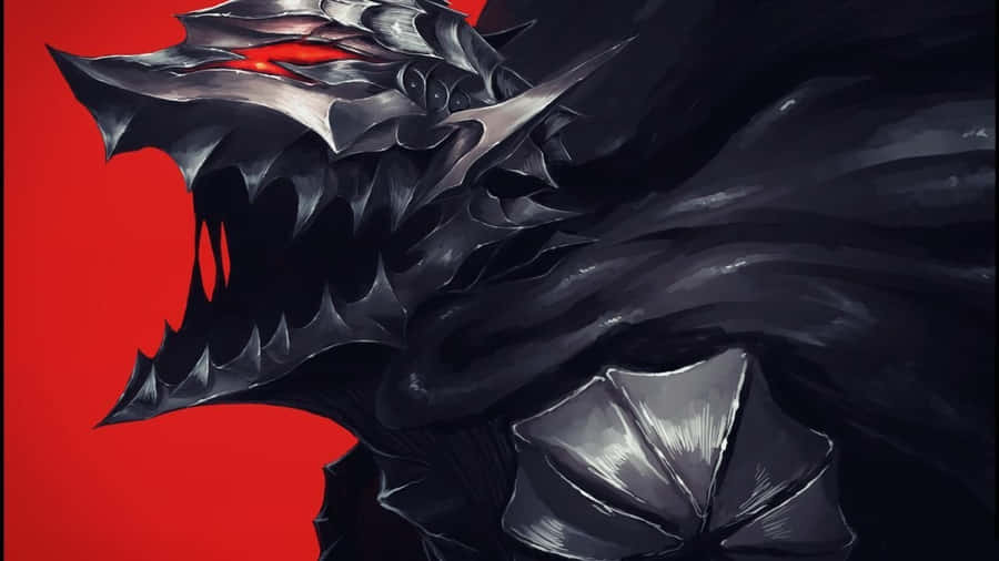 Berserk Armor Fjendtlig Råb Rød