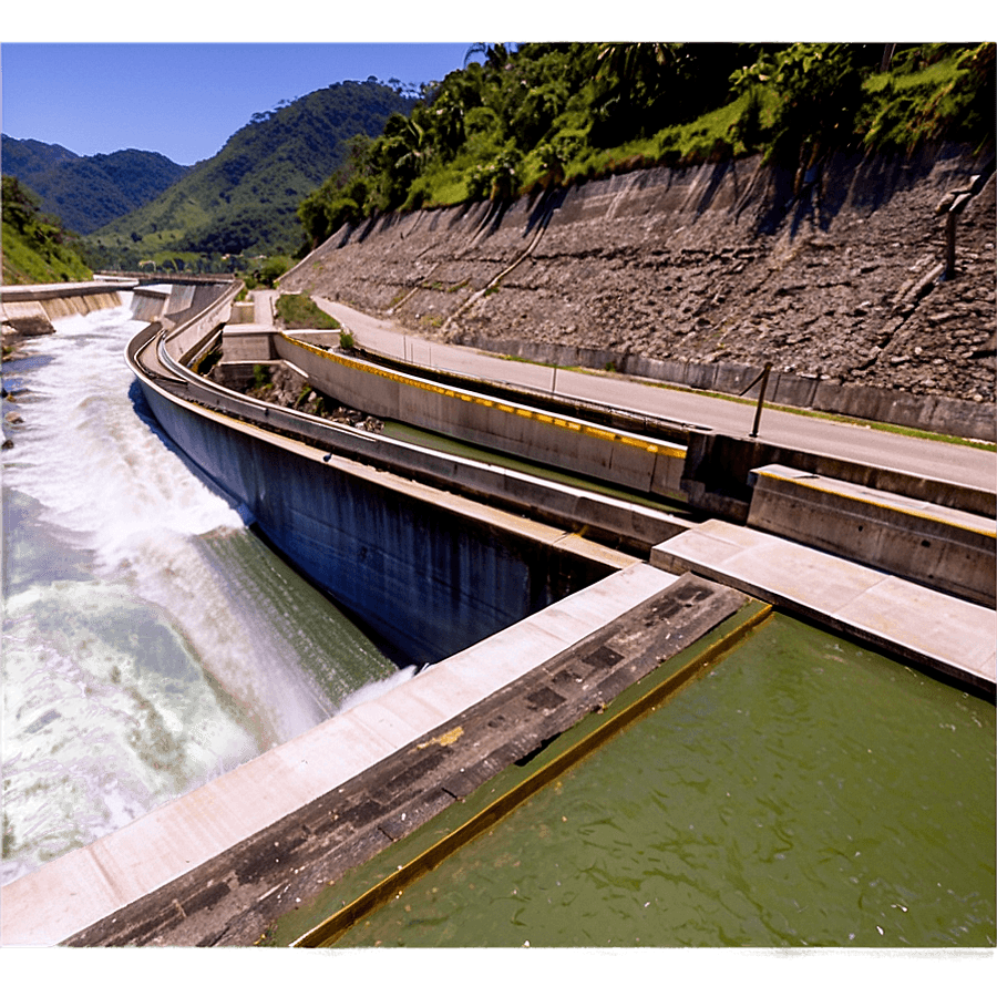 Sustainable Hydropower Dam PNG bmr