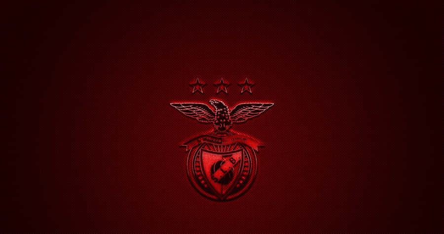 Logo do S L Benfica em Fundo Vermelho