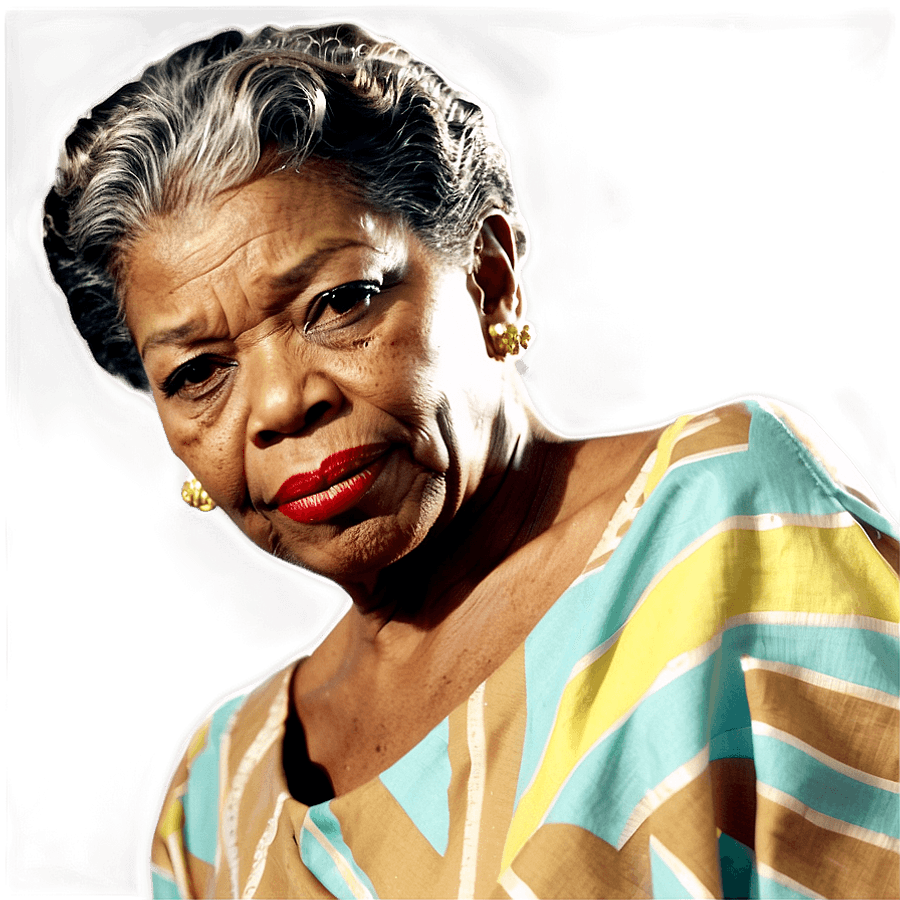 Maya Angelou Timeless Influence PNG ser41