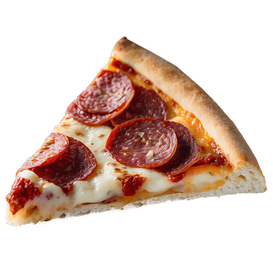 Pepperoni Pizza Piece PNG wov68