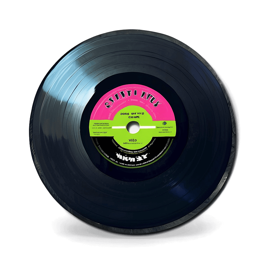 Vinyl Record with Cover PNG uix