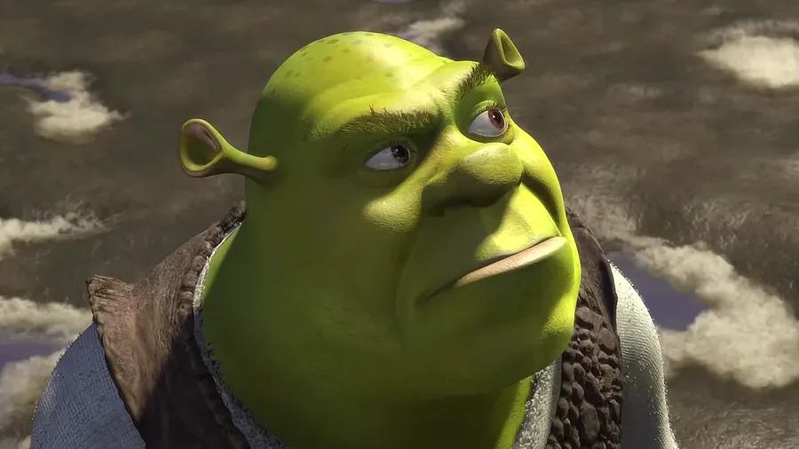Curious Shrek PC Background