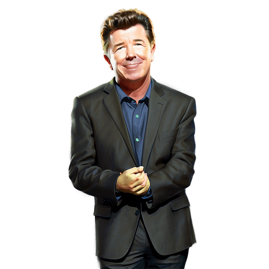 Rick Astley Cartoon Caricature PNG 70
